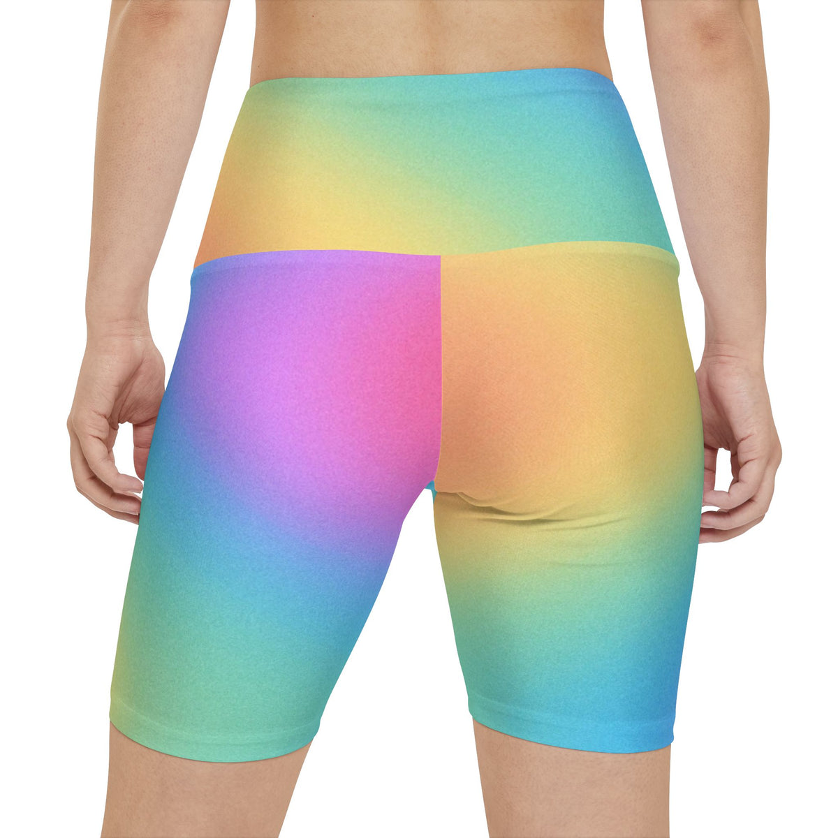 Vibrant Women's Workout Shorts, Colorful Fitness Shorts, Athletic Wear, Activewear, Gym Essentials, Summer Sportswear