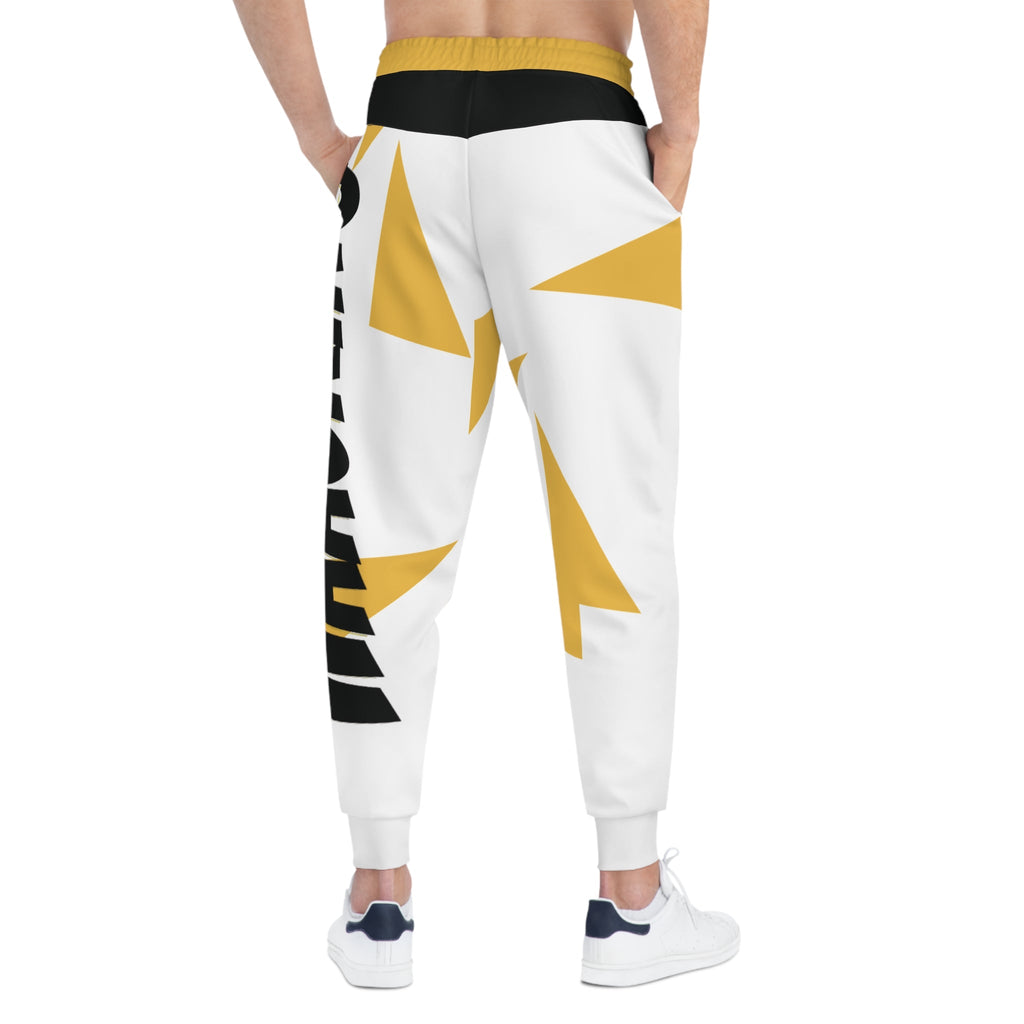 Athletic Joggers with Bold Design, Trendy Joggers, Sportswear for Active Lifestyle, Gift for Fitness Lovers, Cozy Comfy Pants