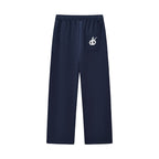 Curved Stripe Straight Sweatpants