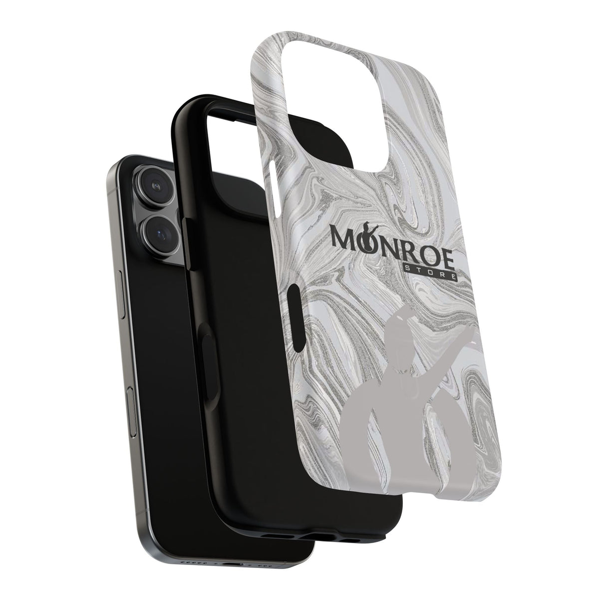 Stylish Tough Magnetic Phone Case - Marble Design monroe store logo
