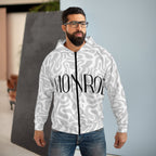 Bold Statement Zip Hoodie — Casual Street-Style Comfort, Personalized Gift for Fall