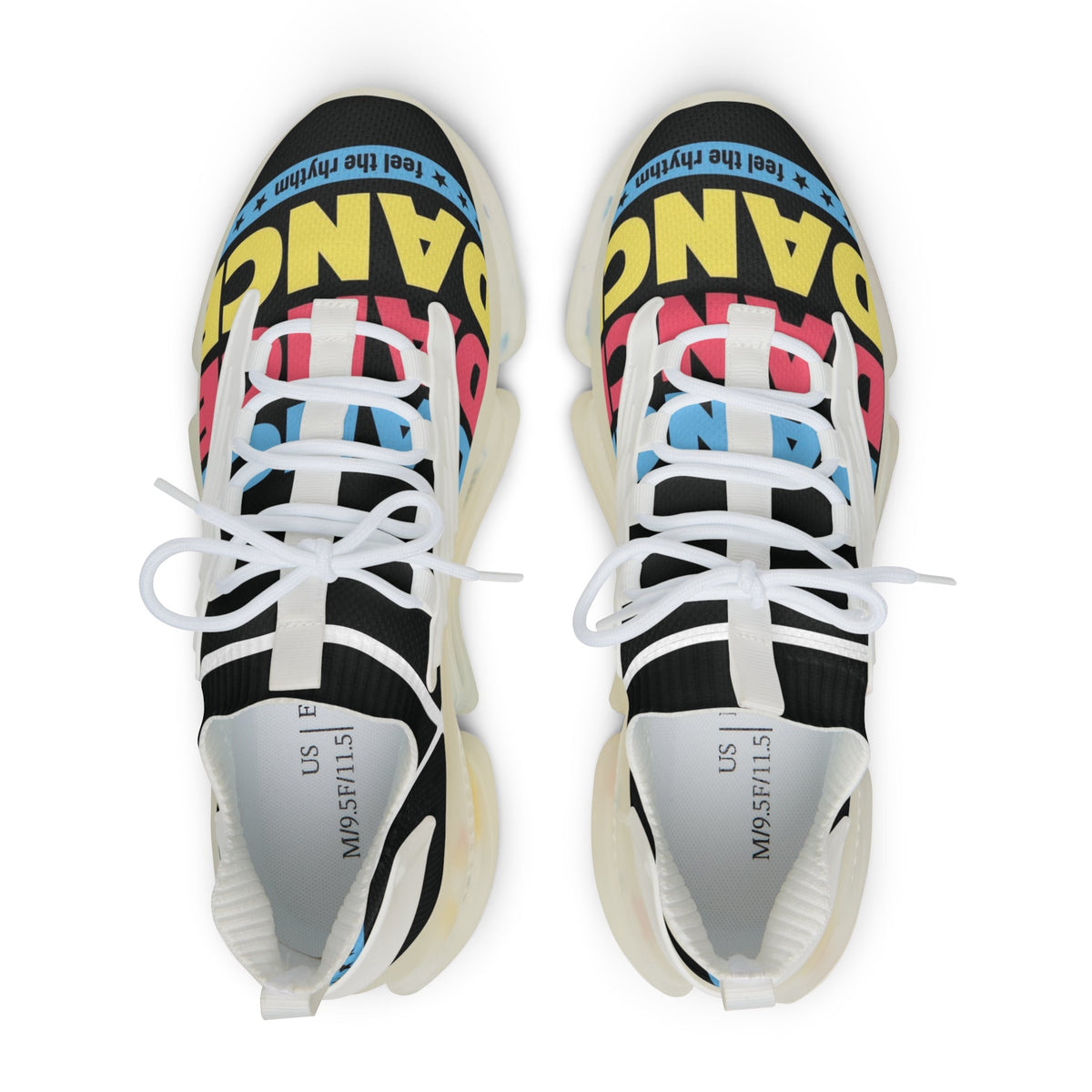 Dance DANCE DANCE Men's Mesh Sneakers — Breathable Dance Shoes for Practice & Street Style