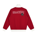 waacking Contrast Side Stripe Fleece Track Jacket