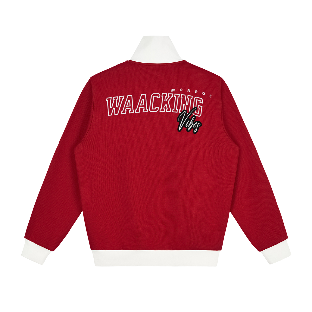 waacking Contrast Side Stripe Fleece Track Jacket