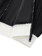 waacking Contrast Side Stripe Fleece Track Jacket