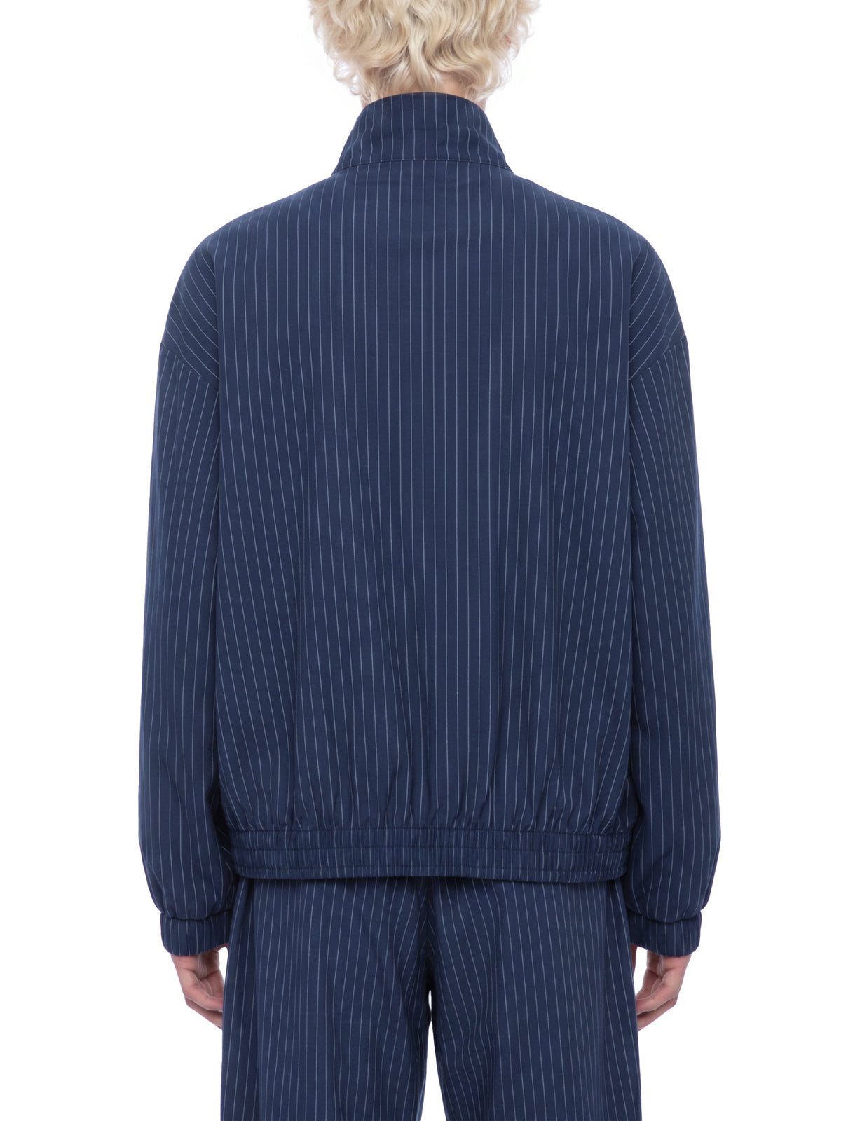 Unisex Striped Full-Zip Track Jacket