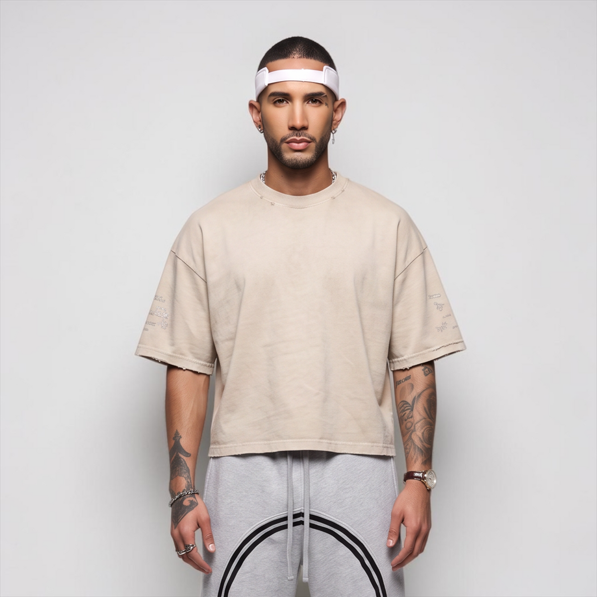 Classic Frayed Boxy Tee